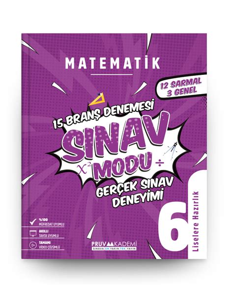 Matematik Soru Bankası Pruva Akademi Yayıncılık