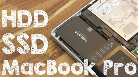 SSD In MacBook Pro Einbauen Festplatte Selbst Gegen Neue HDD