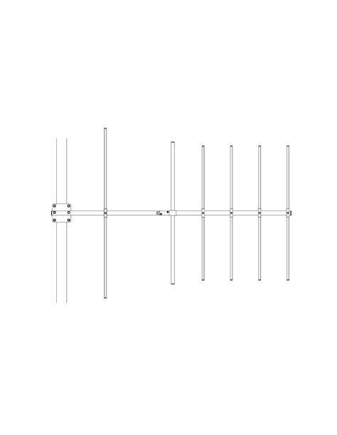 PMR Directive VHF YAGI 6 Elements 160 175 Mhz