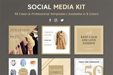 50+ Best Social Media Kit Templates & Graphics 2021 | Design Shack