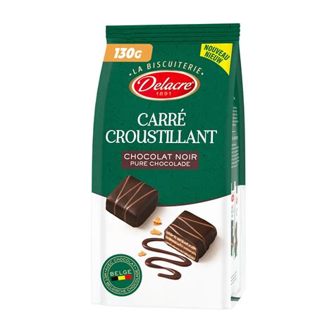 Biscuits carré croustillant DELACRE le paquet de 130g à Prix Carrefour