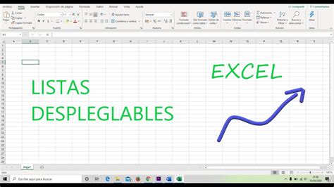 C Mo Hacer Listas Desplegables En Excel F Cil Tutorial Excel Youtube