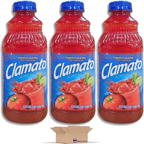 Clamato Original Tomato Cocktail Value Pack Bundle 32 Fl Oz Pack Of 3