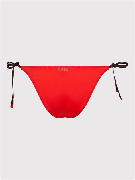 Hugo Dół od bikini Side Tie Pure 50470222 Czerwony Modivo pl