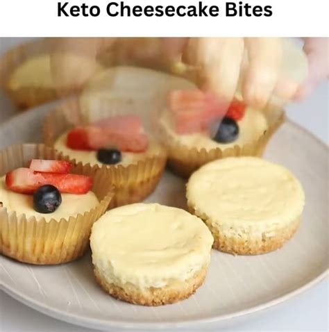 Keto Cheesecake Bites - Keto Recipes