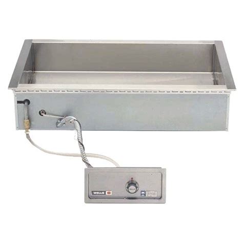 Wells 5P HT300AF Bain Marie Style 3 Pan Drop In Hot Food Well With Drain And AutoFill Top
