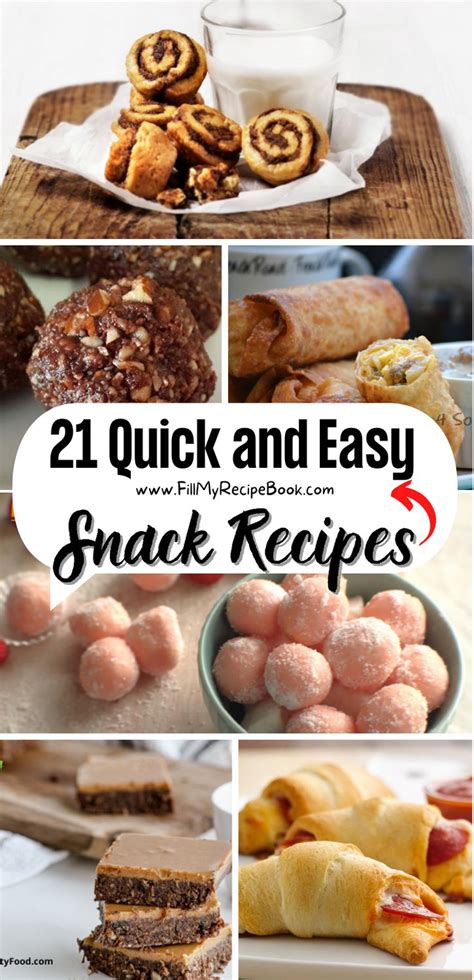 Quick and Easy Snack Recipes | Comida