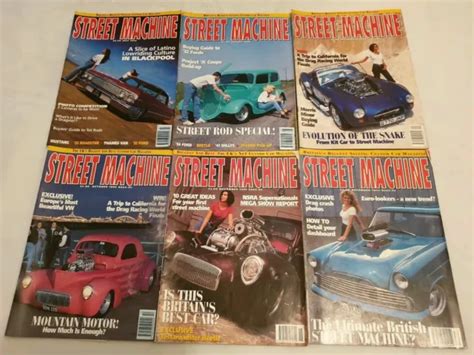 STREET MACHINE MAGAZINE 1993 Six Copies Jul Aug Sep Oct Nov Dec 1993