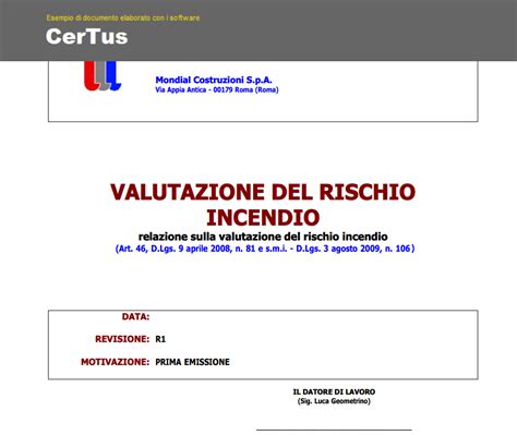 Valutazione Del Rischio Incendio Il Dm 3 Settembre 2021 E Il Mini