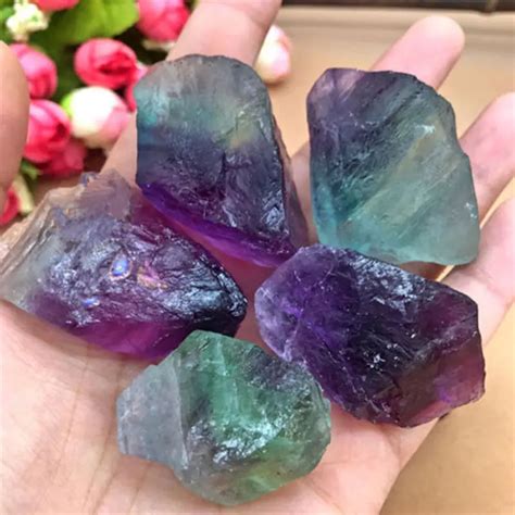 Buy Natural Rare Fluorite Crystal Polish Stone Rocks