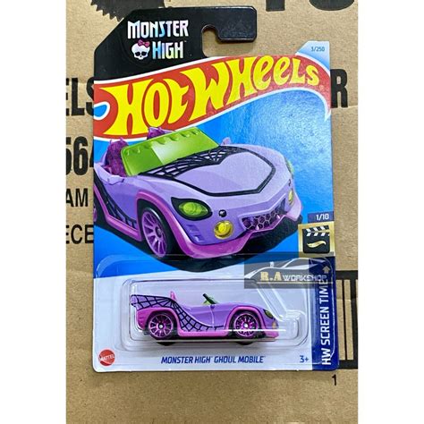 Genuine Hot Wheels Monster High Ghoul Mobile Model New Shopee Singapore