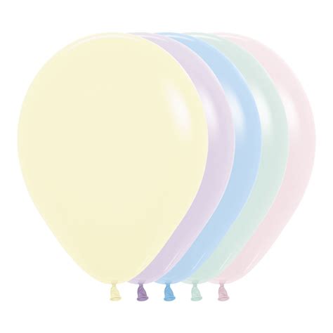 Globo Sempertex Pastel Mate Surtido 5 C 50 La Globeria