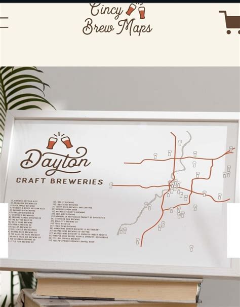 Cincy Beer Maps Dayton Version Rdayton