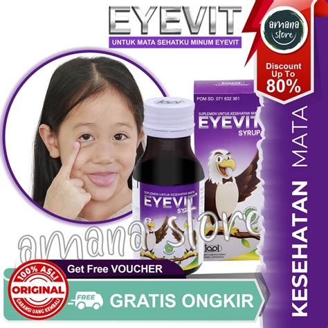 Jual Eyevit Obat Sakit Mata Minus Vitamin A Perawatan Mata Minus Dan