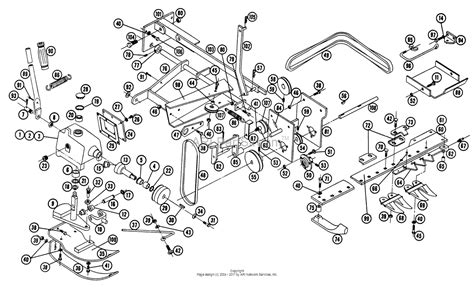 Toro SMS 50 50 Sickle Bar Mower 1964 Parts Diagram For SIDE MOUNTED