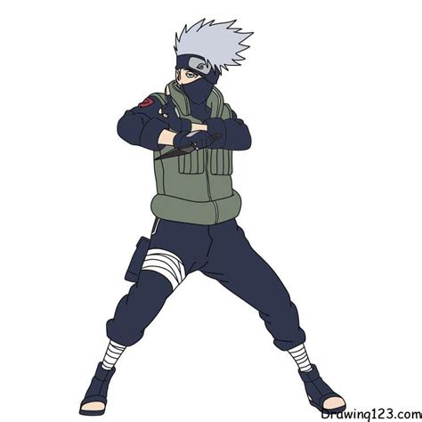 How-to-draw-Kakashi-Hatake-step11-2