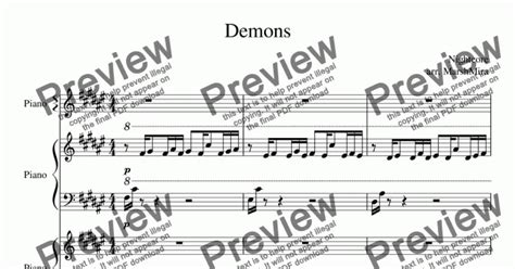 Demons - Download Sheet Music PDF file