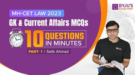 Gk Current Affairs Mcqs Questions In Mins Mh Cet Law