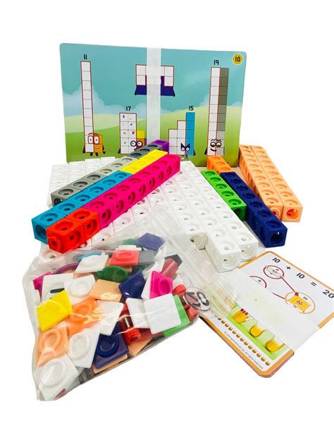 Numberblocks Mathlink Cubes Math Activity Set Hand Mind Nbkomputer