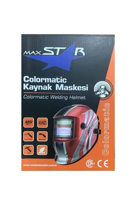 Maxstar Max Star Colormatic Kaynak Maskesi Fiyat Yorumlar Trendyol