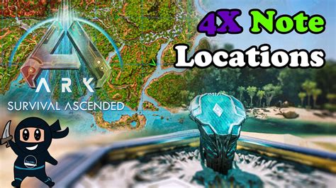 Asa All 4x Explorer Note Locations Island In Ark Survival Ascended