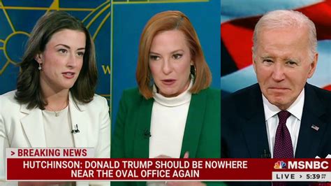 Ex Trump Wh Aide Tells Jen Psaki ‘everybody Should Vote For Joe Biden