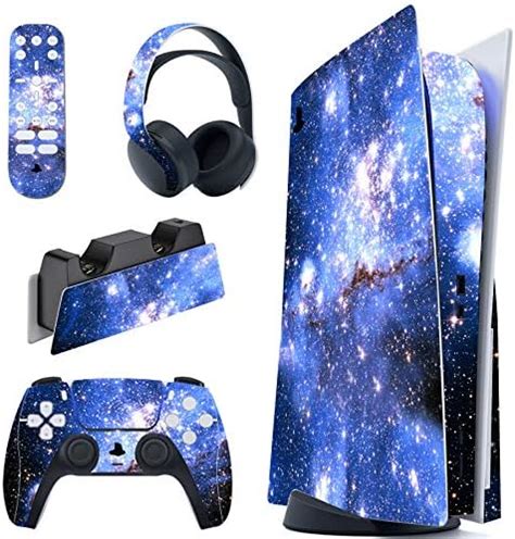 Amazon Playvital Blue Flame Full Set Skin Decal For Ps Console