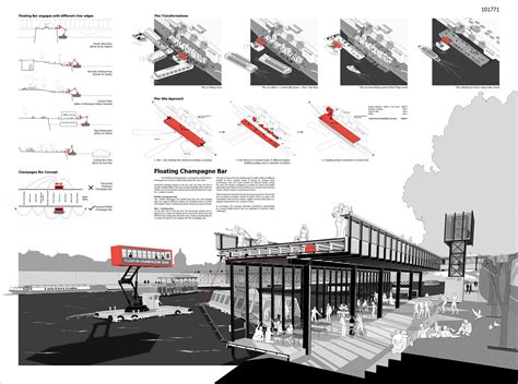 Presentation board design, Architecture presentation board, Architectural competition