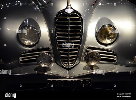French Delahaye 135m Is Exhibited At The Car Collection Of The Museum