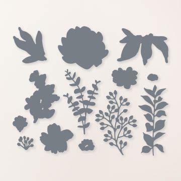 Poinçons Textures florales de Stampin Up