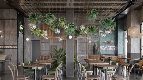 Restaurant Cafe Interior Design / Lemon | Behance