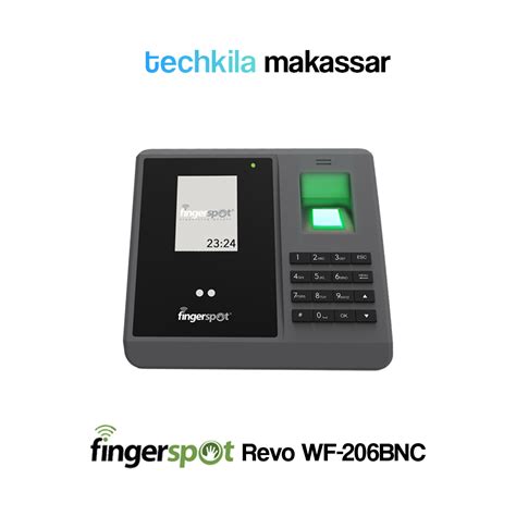 Jual FINGERSPOT REVO WF 206BNC MESIN ABSENSI WIFI WAJAH JARI KARTU