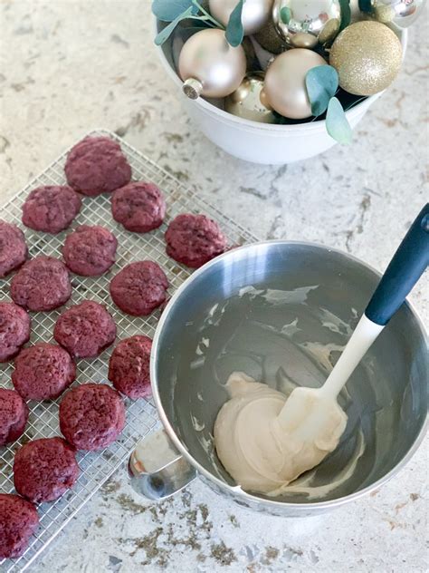 Dairy Free Red Velvet Cookies With Cream Cheese Frosting Meg Mason