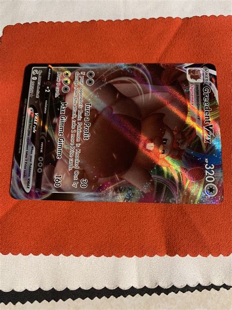 Mavin Greedent Vmax Ultra Rare Fusion Strike Pokemon Tcg