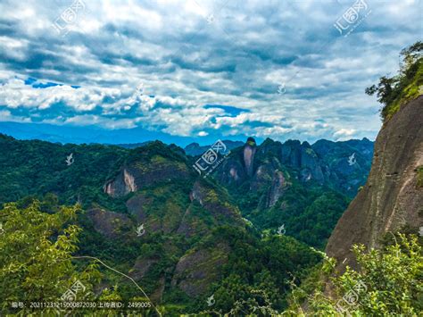 湖南省邵阳市新宁县崀山高山丘壑自然风景摄影素材汇图网