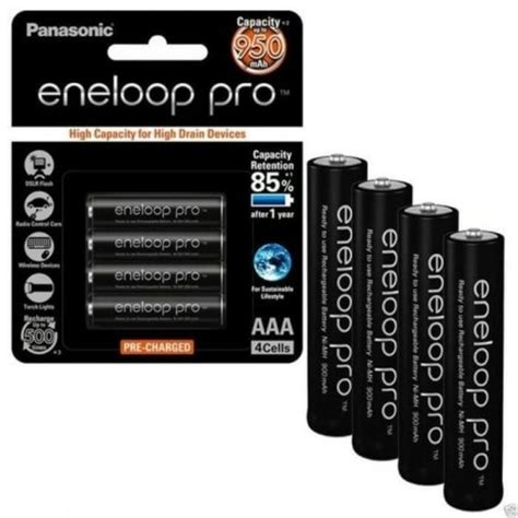 Jual Panasonic Eneloop Pro Rechargeable Battery Baterai Aaa A3 950mah