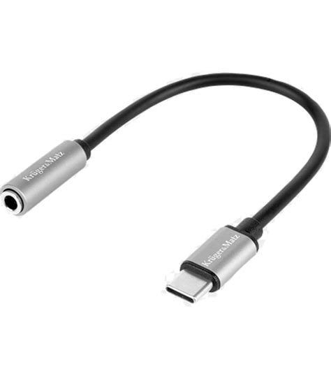 Adaptador USB C Macho Ficha Jack 3 5mm Fêmea Stereo