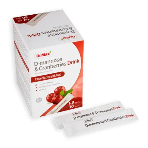 Dr Max D Mannose And Cranberries Drink 1×30 Ks Vrecká