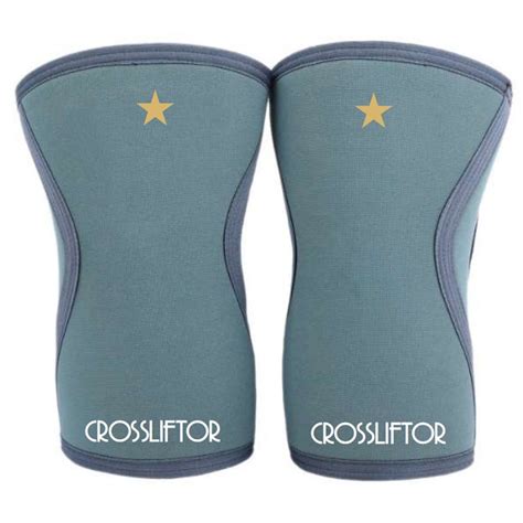 CrossLiftor 7mm Neoprene Knee Pads Blue Pair Size S