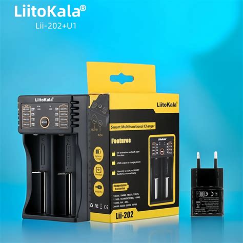 LiitoKala Smart Charger Lii 202 Lii 402 Lii M4 Lii M4S Lii S2 Lii S4 U1