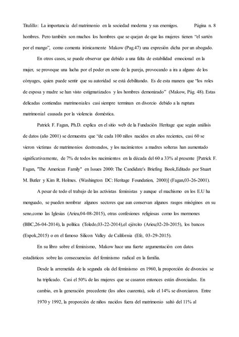 La Importancia Del Matrimonio En La Sociedad Moderna Pdf