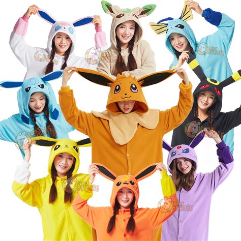 Eevee Onesie For Adult Teens Cute Big Group Halloween Costumes Idea