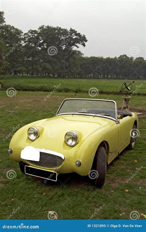 Yellow Classic Convertible Car Royalty Free Stock Photo - Image: 1321895