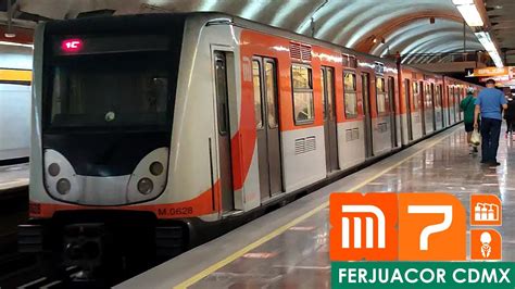 Metro Cdmx Línea 7 De Refinería A Aquiles Serdán Nm 02 Youtube