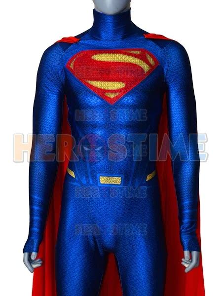 High Quality 3D Print Man of Steel Superman Cosplay Costume Superman Suit Custom Made Superboy ...