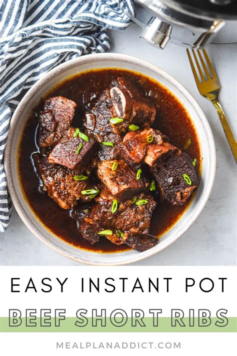 Easy Instant Pot Beef Short Ribs Artofit