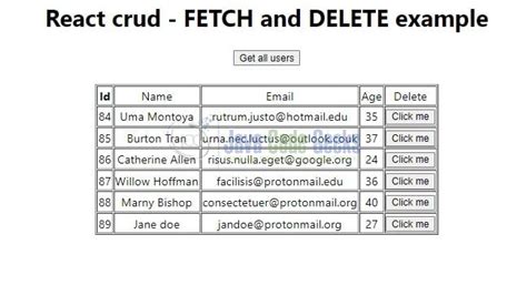 React Fetch And Delete Api Examples Java Code Geeks