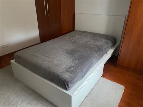 Ko Ikea Malm Z Materacem Warszawa R Dmie Cie Olx Pl