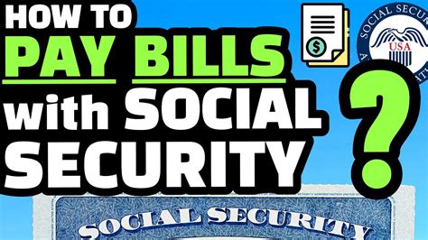 HOW TO PAY BILLS WITH YOUR SOCIAL SECURITY NUMBER PAYING BILLS WITH