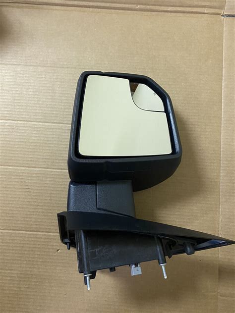 Door Mirror Power Textured Black Mirror TRQ MRA08416 Fits 2015 Ford F